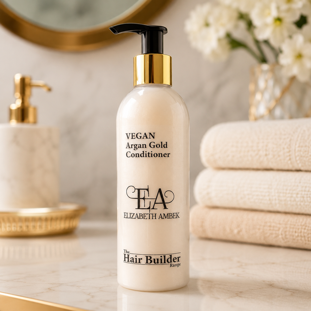 'Vegan' Argan Gold Conditioner - Luxurious Shine & Repair | ELIZABETH AMBEK.