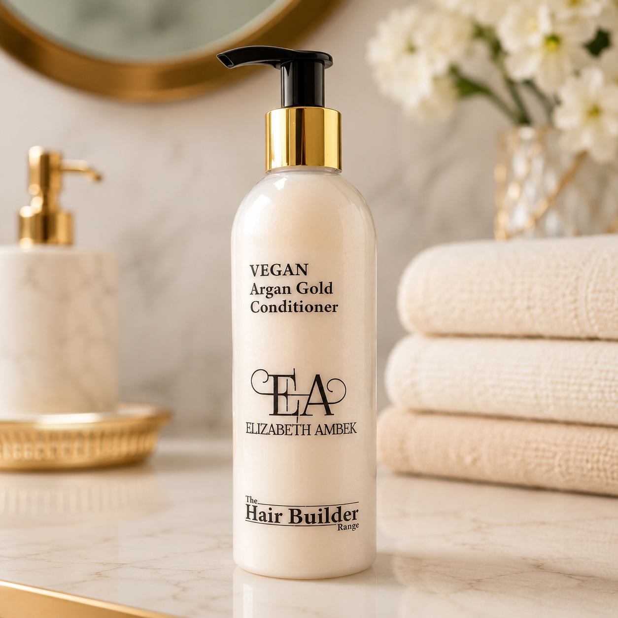 'Vegan' Argan Gold Conditioner - Luxurious Shine & Repair | ELIZABETH AMBEK.