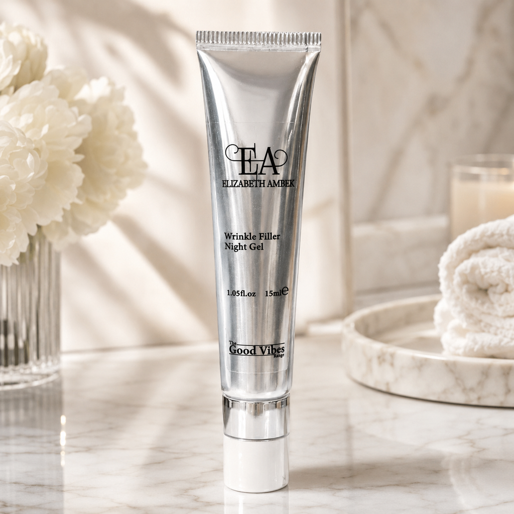 Good Vibes Wrinkle Filler Night Gel - Anti-Aging Skincare | ELIZABETH AMBEK