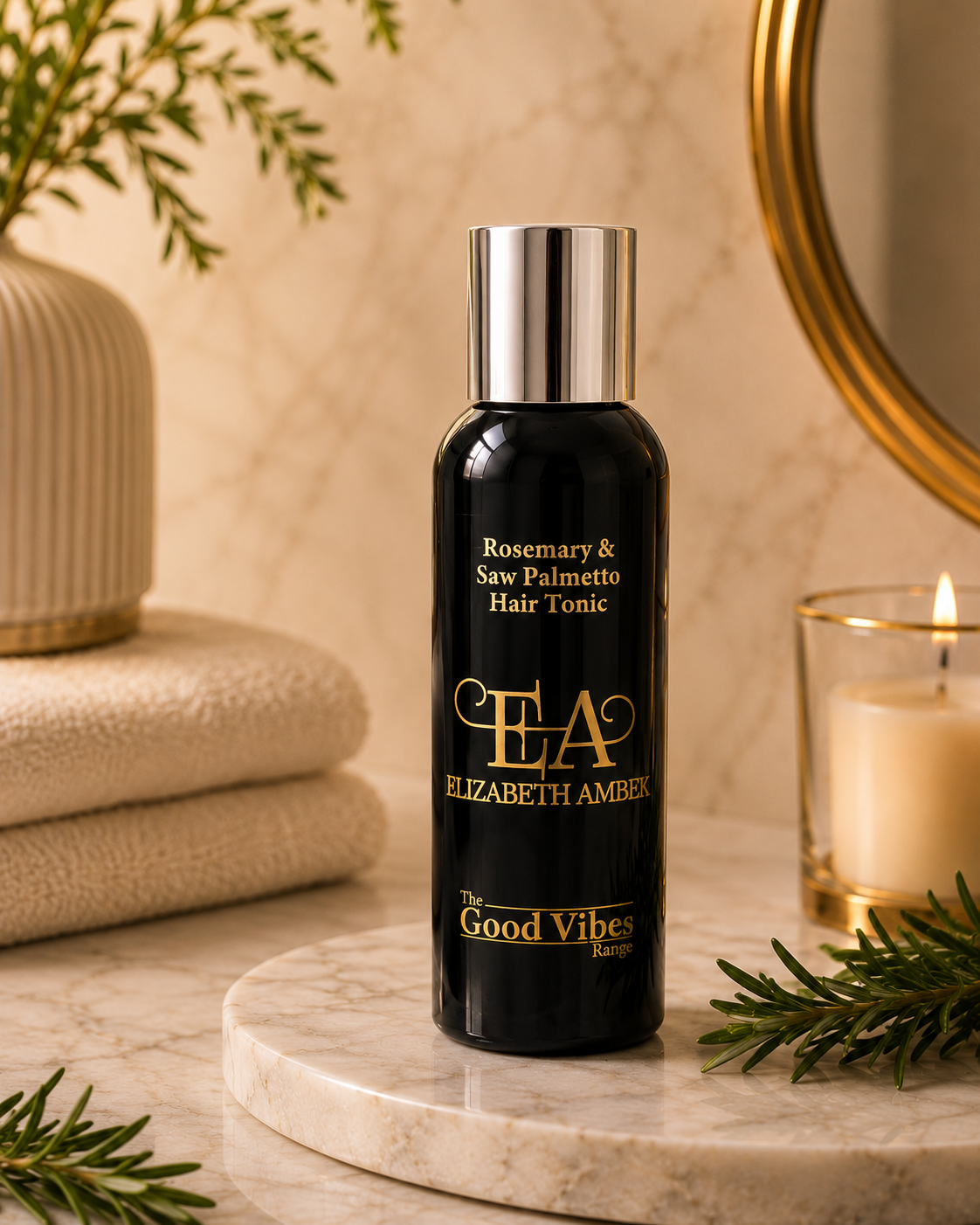 Rosemary & Saw Palmetto Hair Tonic | ELIZABETH AMBEK