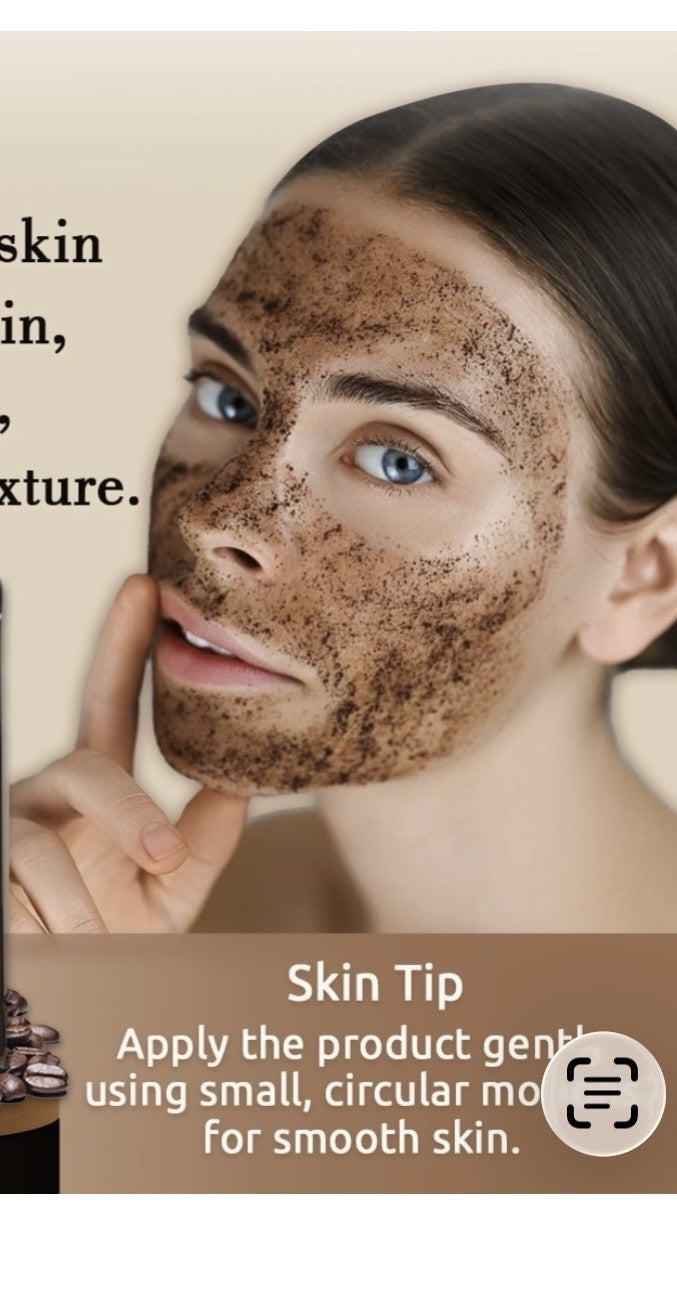 'Vegan' Exfoliating Facial Scrub - Natural Face Exfoliator For Glowing Skin| ELIZABETH AMBEK