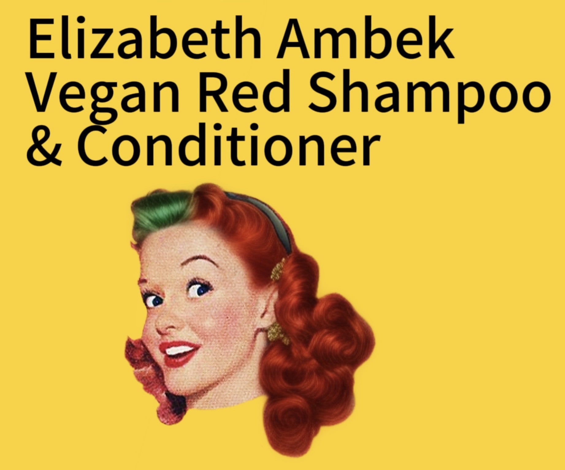 'Vegan' Red Conditioner- Nourishing Plant - Based Hair Care| ELIZABETH AMBEK
