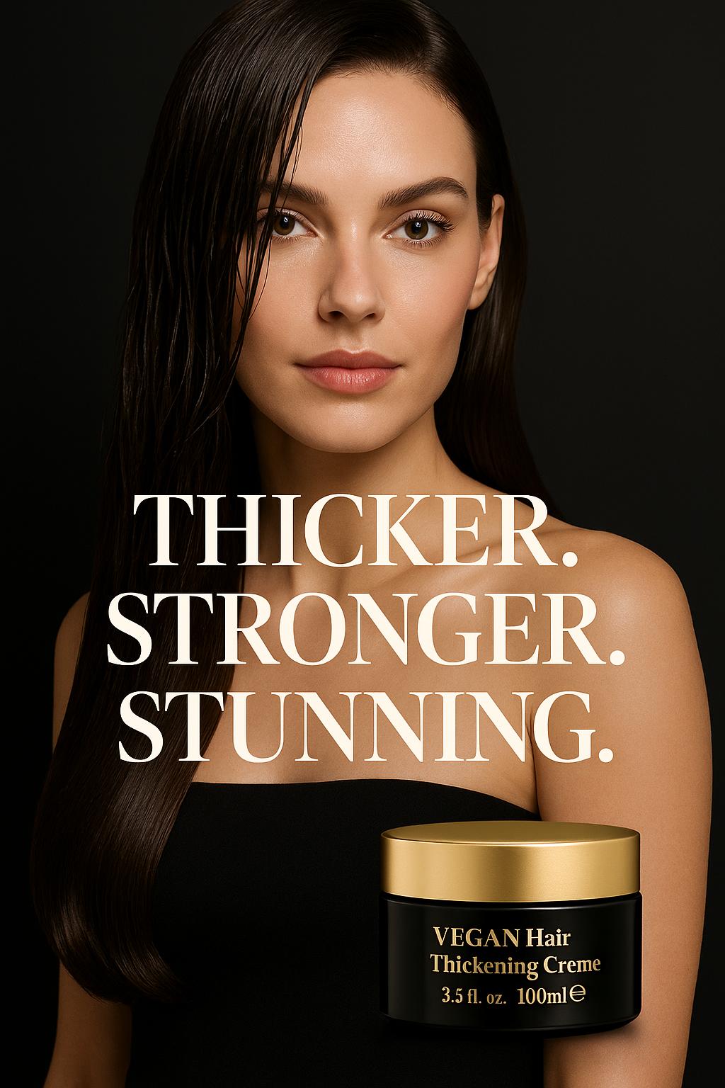 'Vegan' Hair Thickener Cream - Natural Volume & Strength | ELIZABETH AMBEK