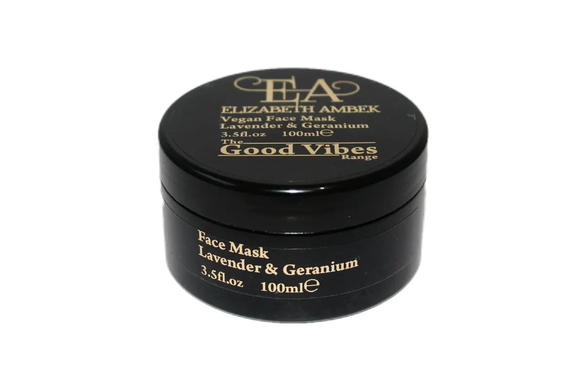 'Vegan' Lavender & Geranium Face Mask - Purifying & Balancing | ELIZABETH AMBEK.
