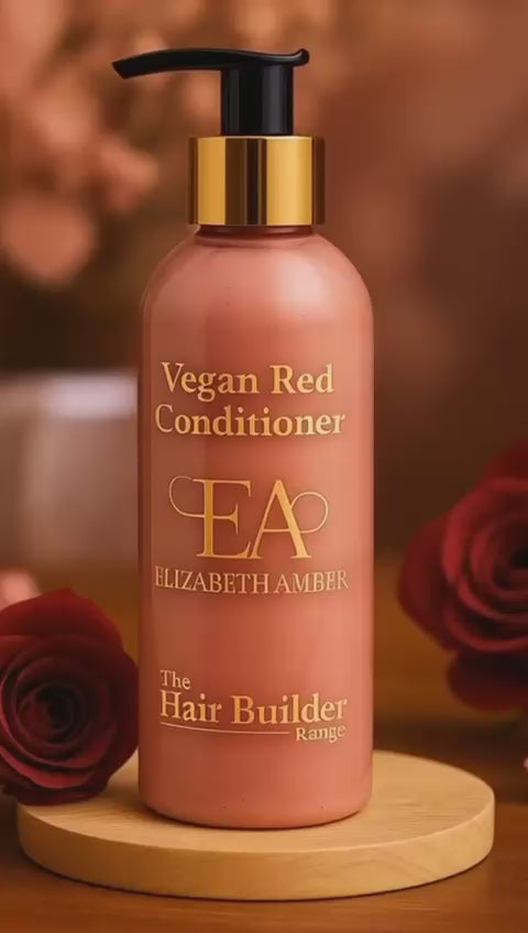 'Vegan' Red Conditioner- Nourishing Plant - Based Hair Care| ELIZABETH AMBEK