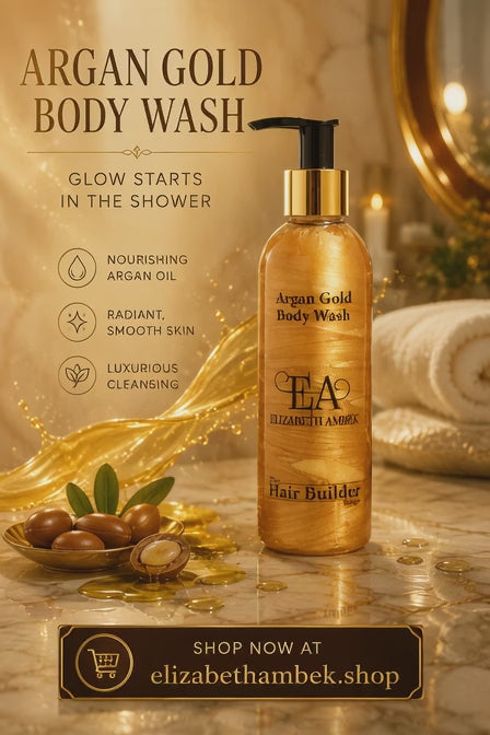 'Vegan' Argan Gold Body Wash | ELIZABETH AMBEK